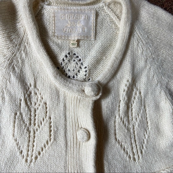 Chelsea & Violet retro knit coat. Made with rustic charm and elegant details. - Picture 3 of 8